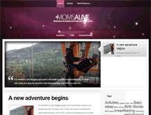 Tablet Screenshot of momsalive.com